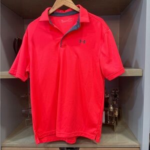 Under Armour Red Polo Shirt